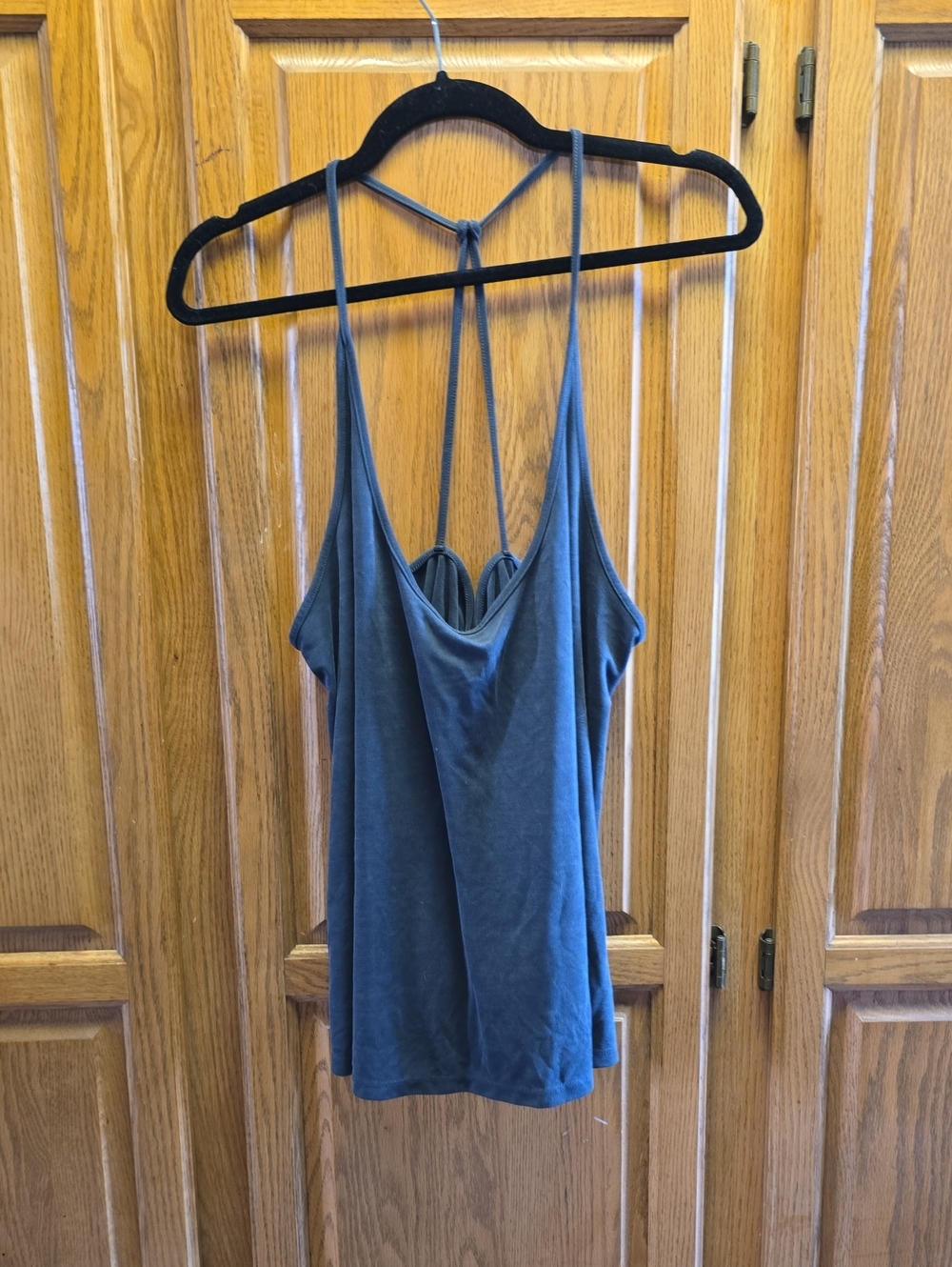 Women's Strappy Back Tank Top - Black, Loose. Casual & Oh So Soft! Size XL